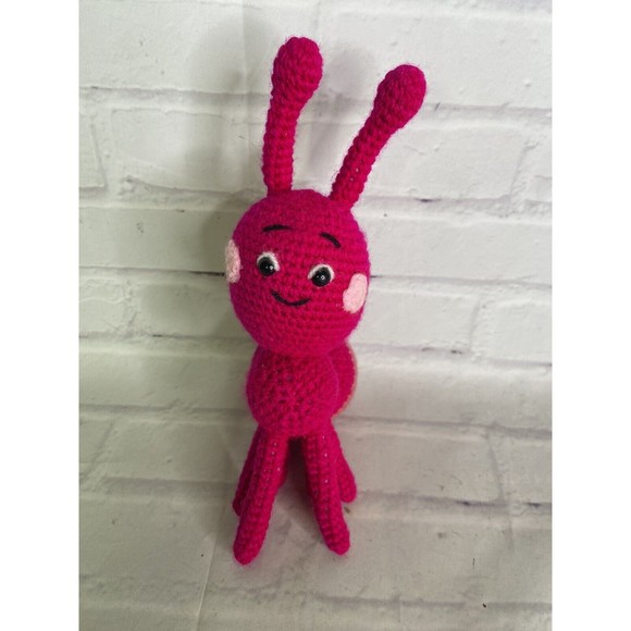 Handmade Other - Bumble Nums Ant Super Simple Songs Red Crochet Doll Toy Handmade Amigurumi